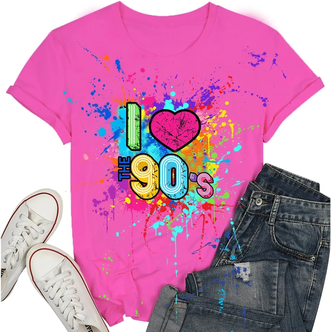 90s Shirts for Women I Love The 90 Tshirts for Girls Themed Style Outfit for Party