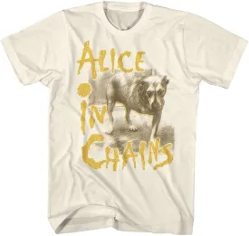 Alice in Chains Logo 1995 Album Adult Short Sleeve T Shirt 90s Rock Music Vintage Style Graphic Tees