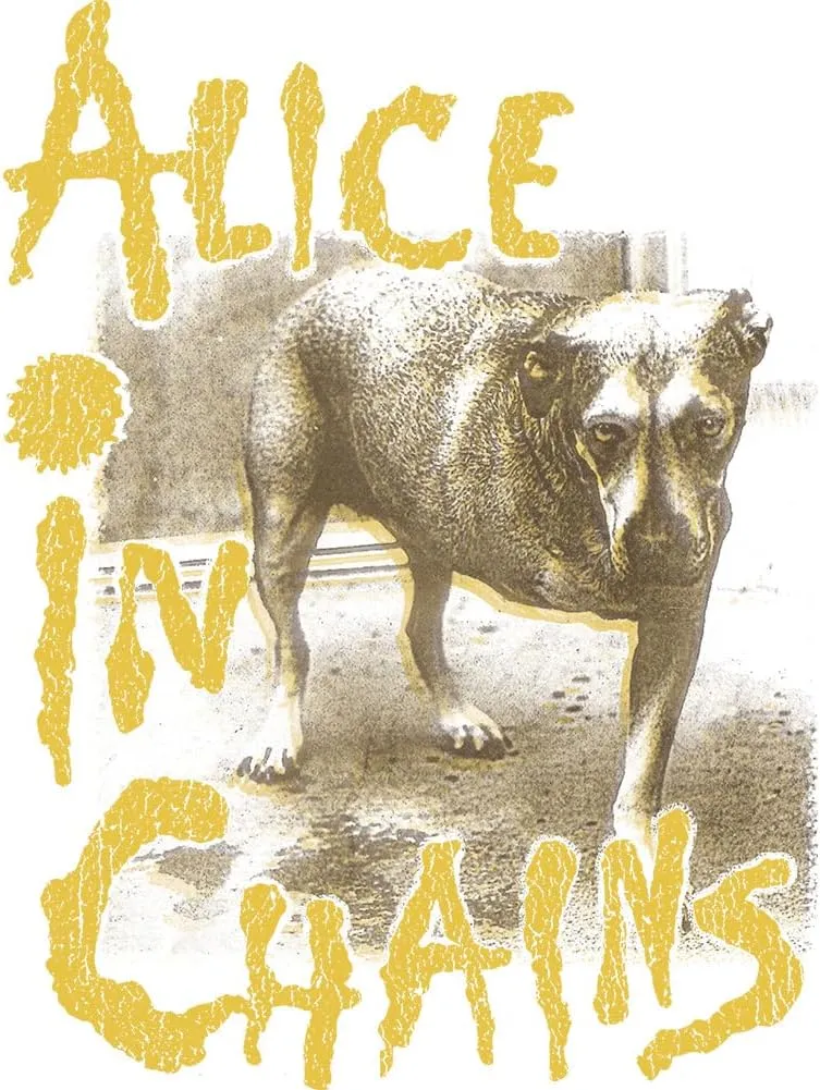 Alice in Chains Logo 1995 Album Adult Short Sleeve T Shirt 90s Rock Music Vintage Style Graphic Tees