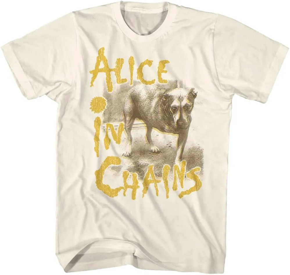 Alice in Chains Logo 1995 Album Adult Short Sleeve T Shirt 90s Rock Music Vintage Style Graphic Tees