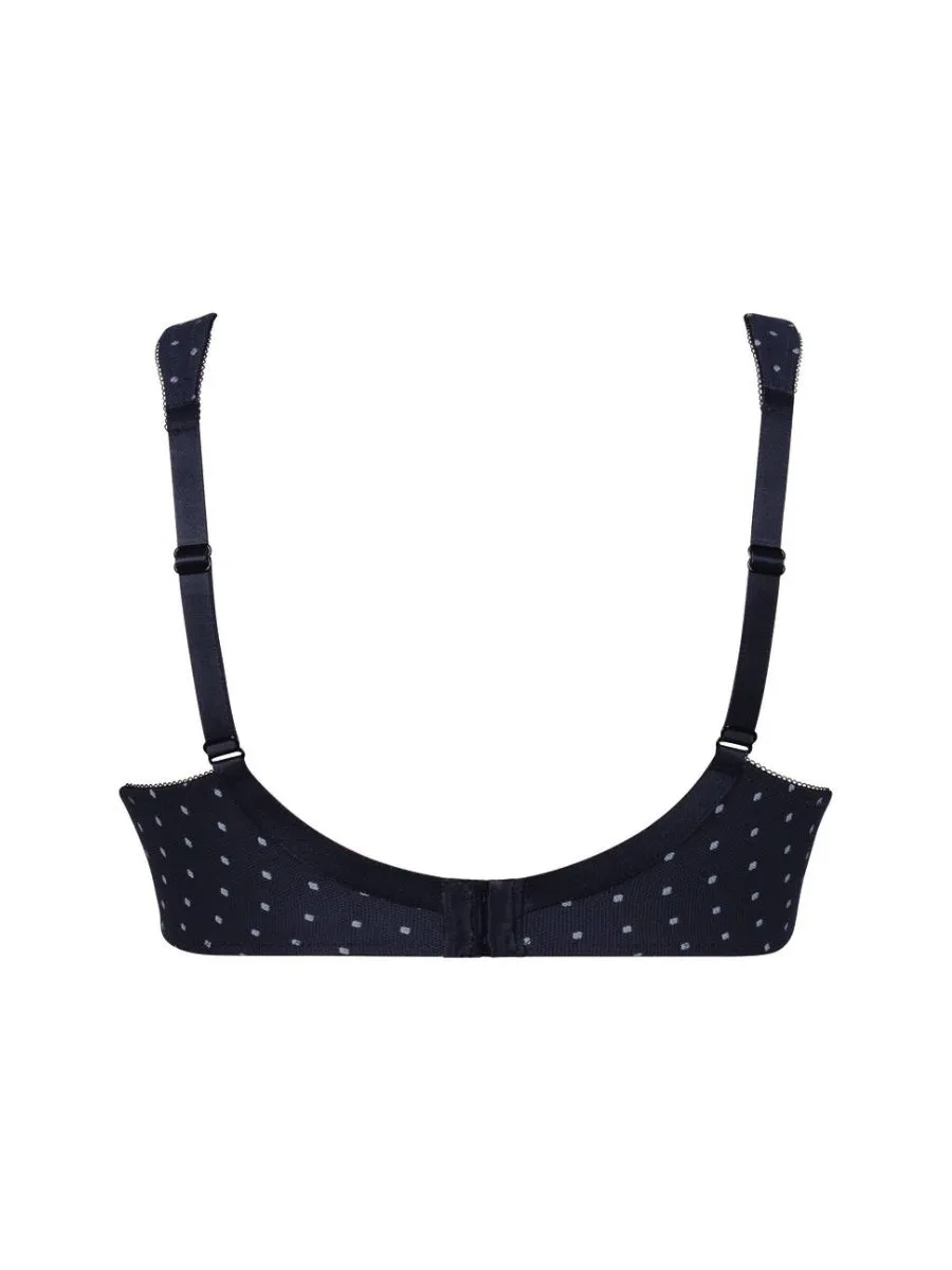 Belvedere Underwired Comfort Bra - Deep Blue