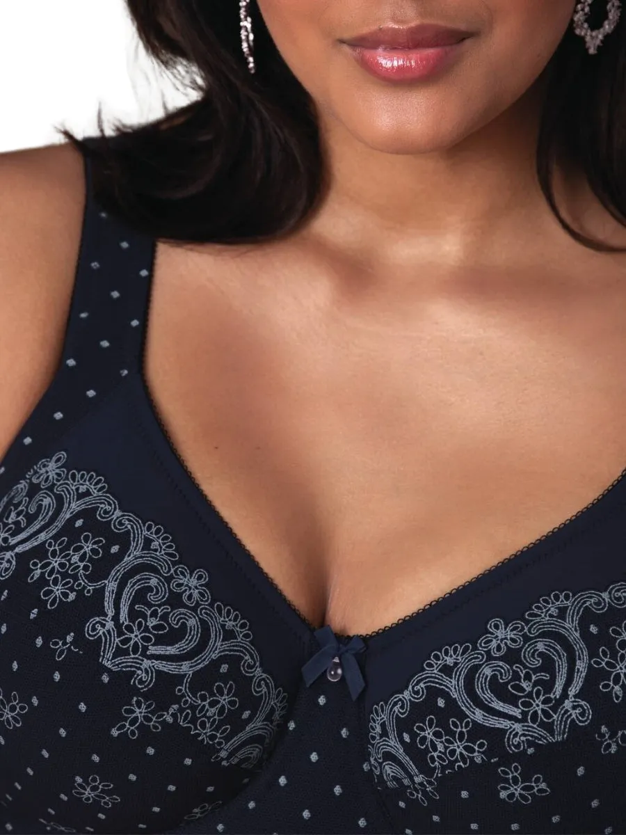 Belvedere Underwired Comfort Bra - Deep Blue