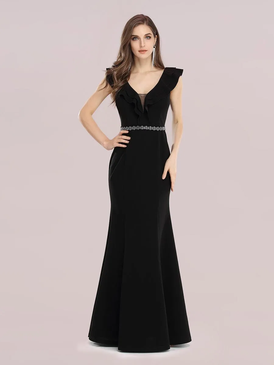 Black Dress with Empire Waistline