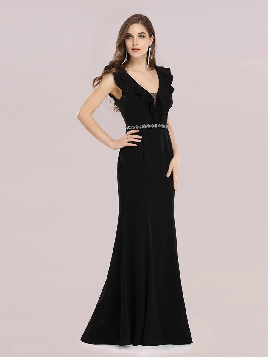 Black Dress with Empire Waistline
