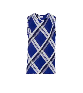 BURBERRY | CHECK SILK VEST