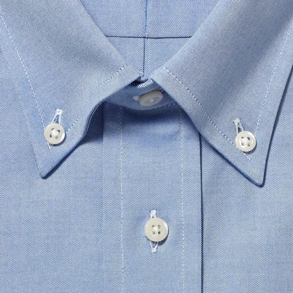 Button Down Pinpoint Blue - Classic