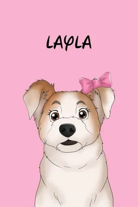 Creaility Personalized Disney Style Dog & Cat Portrait from Photo, Custom Pet Portrait, Custom Dogs and Cats Illustration, Wall Decor, Wall Art, Unique Gifts, Dog & Cat Lover Gift, Pet Lover Gift