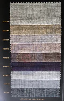Custom 2 Piece Suit -  MASSIMO Lana Seta E Loni Suiting