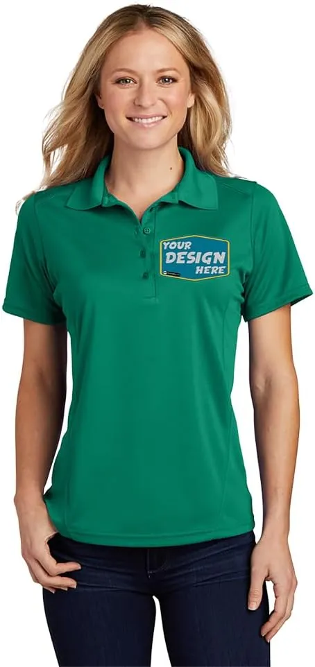 Custom Embroidered Women's Polo Shirts - Create Your Style