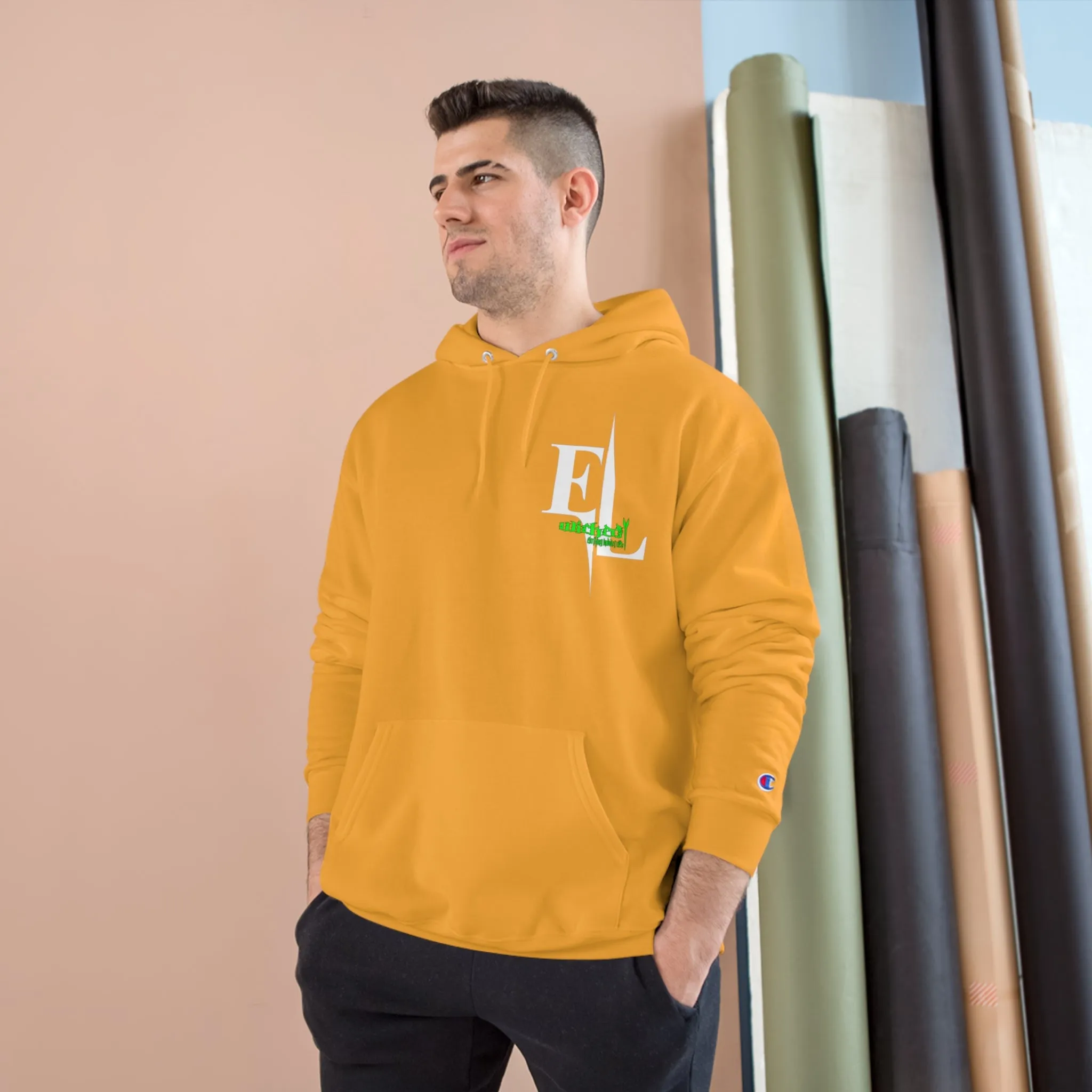 EL Cryptic (Neon Green) Old School Men's  Hoodie