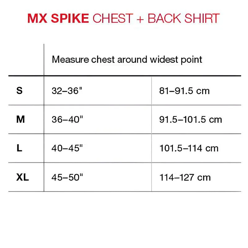 G-FORM MX Spike Chest Back Shirt RZ/Black