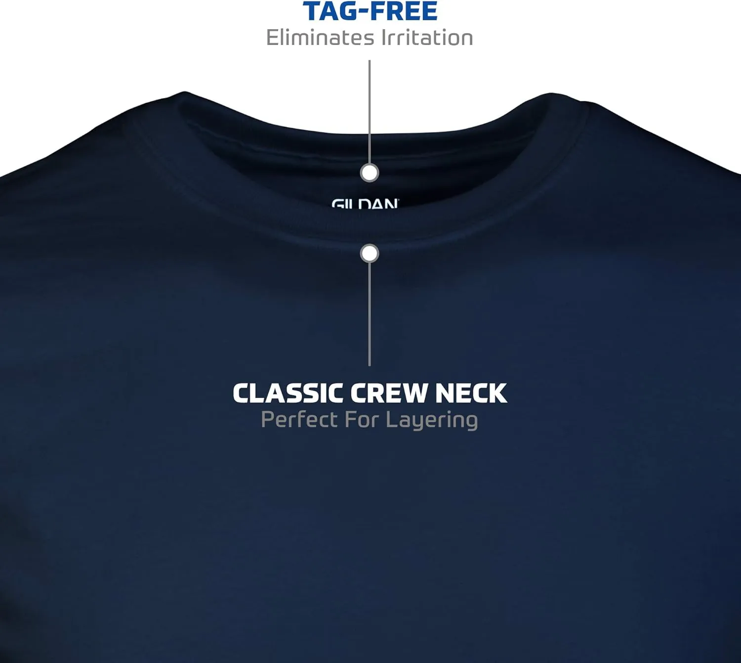 Gildan Men's Crew T-Shirts, Multipack, Style G1100