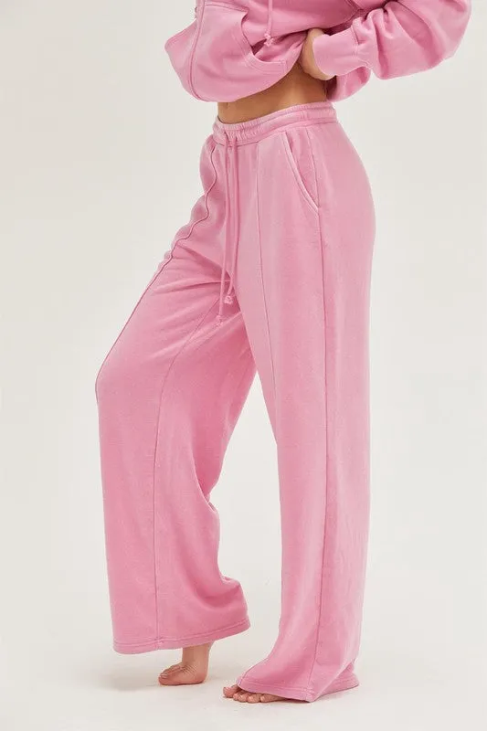 High-Waist Drawstring Pants