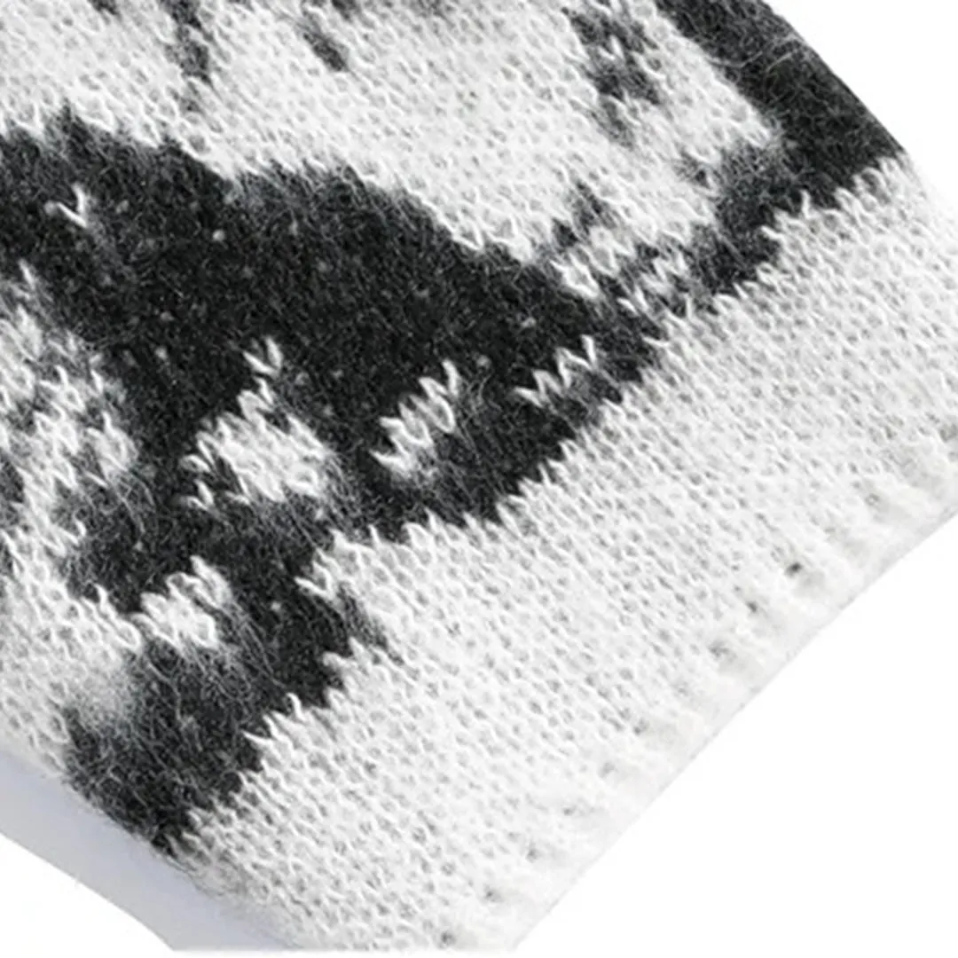 Knitted Graffiti Cardigan