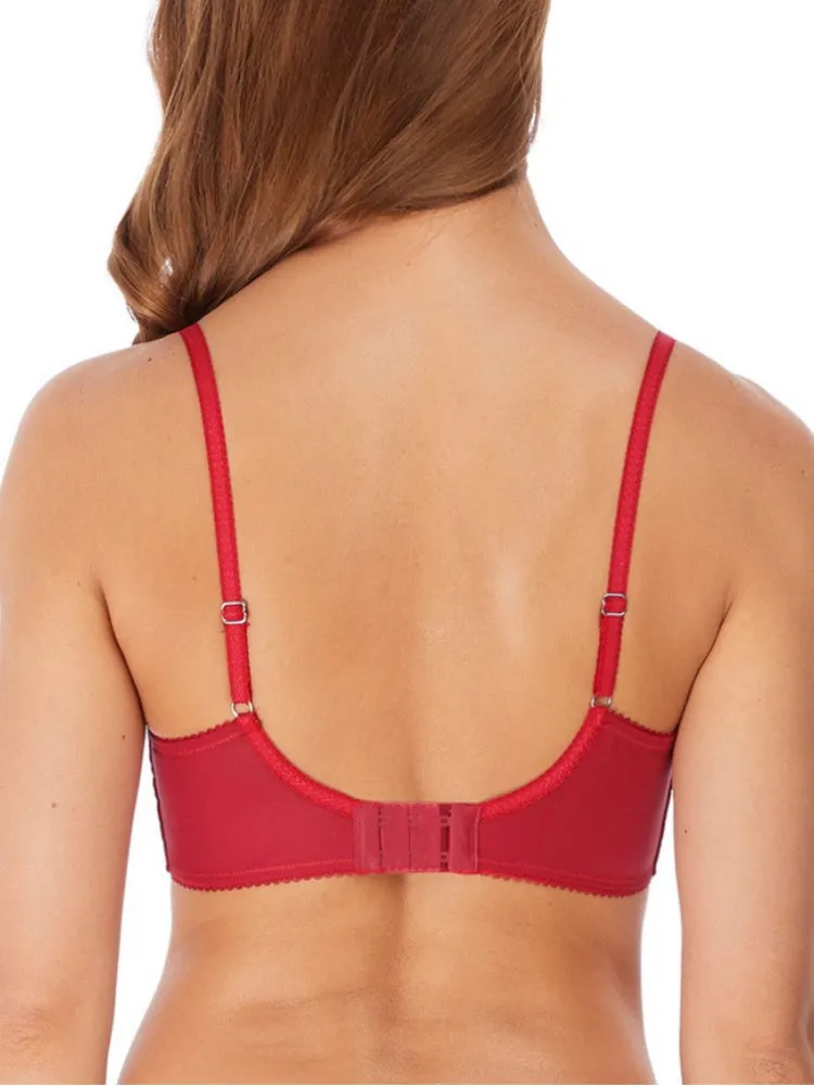 Lace Essentiel Fuller Figure Bra - Chilli