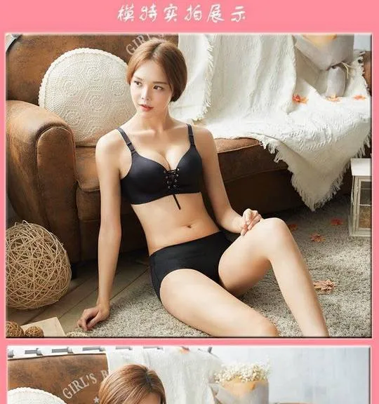 Lace Push Up Bra For Figure Maintain - Wide Strip - Black Double Padded Bra