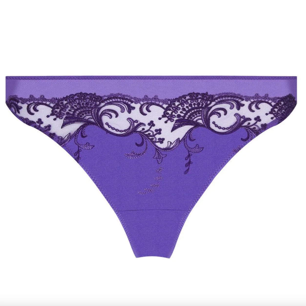 Lise Charmel Splendeur Soie Thong ACC0080 in Ocean Bleu
