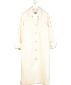 Lounge Underwear Cream Shearling Style Coat UK M