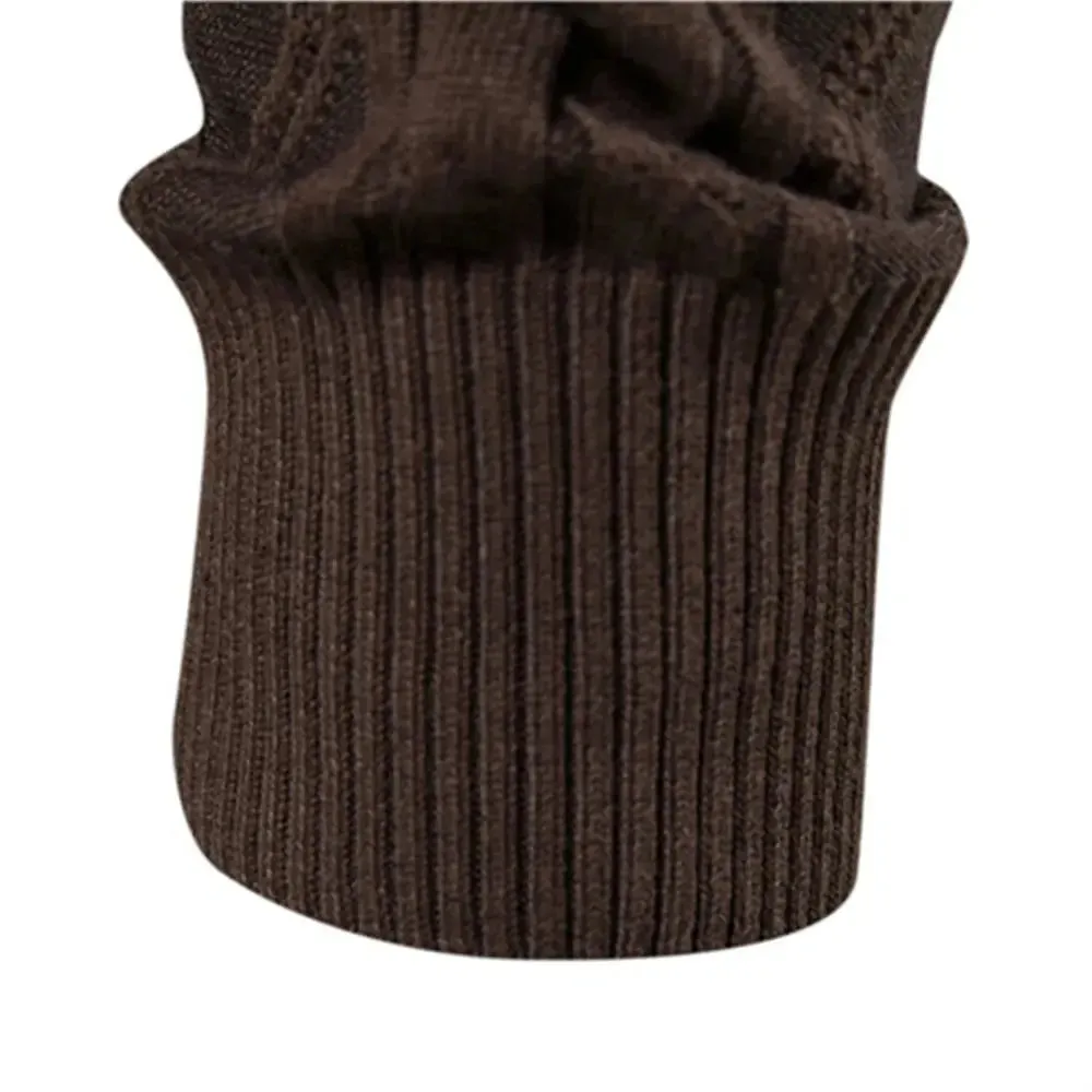 Men's Classic Cotton Argyle Winter Cardigan
