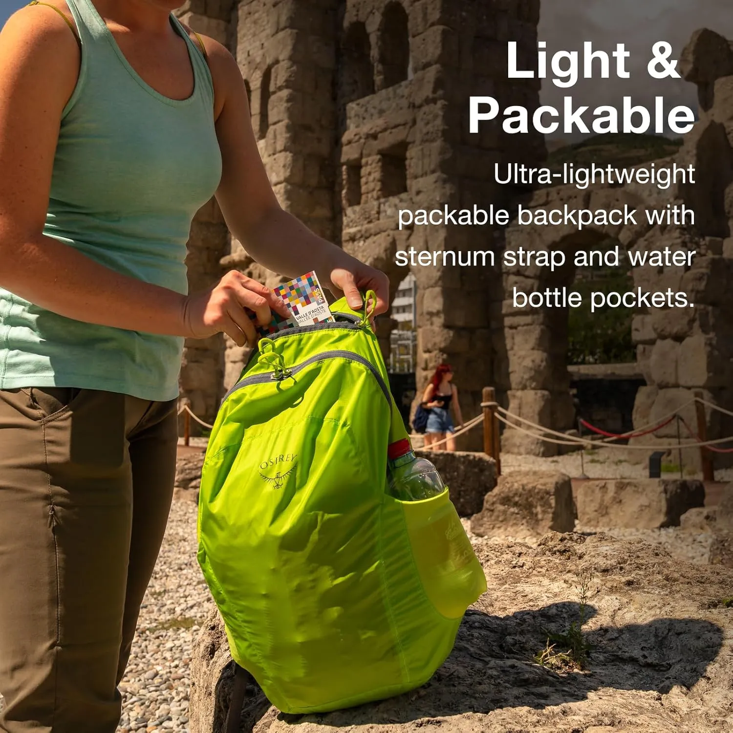 Osprey Ultralight Collapsible Stuff Pack, Waterfront Blue