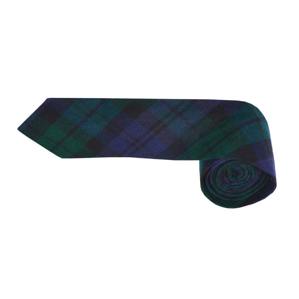 Scottish Neck Tie Tartan Black Watch