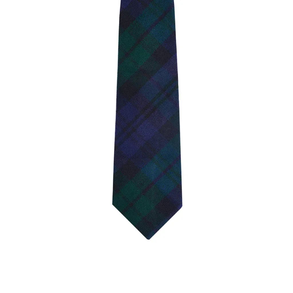 Scottish Neck Tie Tartan Black Watch
