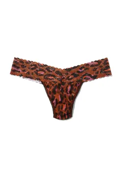 Signature Lace Low Rise Thong,  Throwback