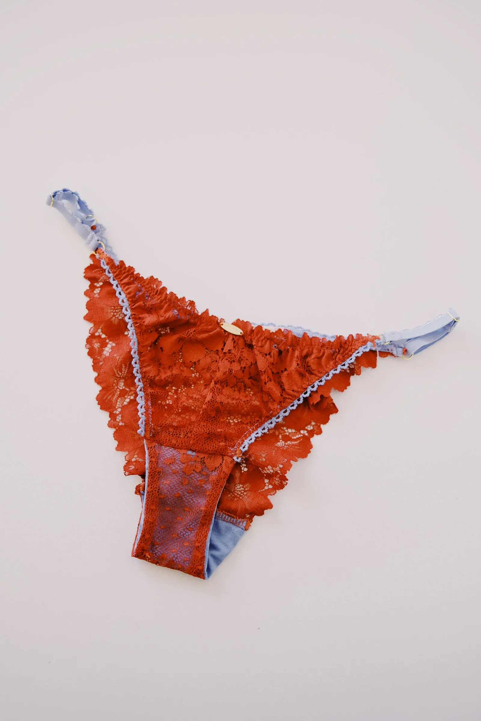soft lace knickers - chazie bikini