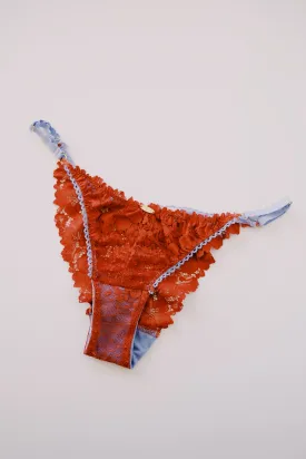 soft lace knickers - chazie bikini