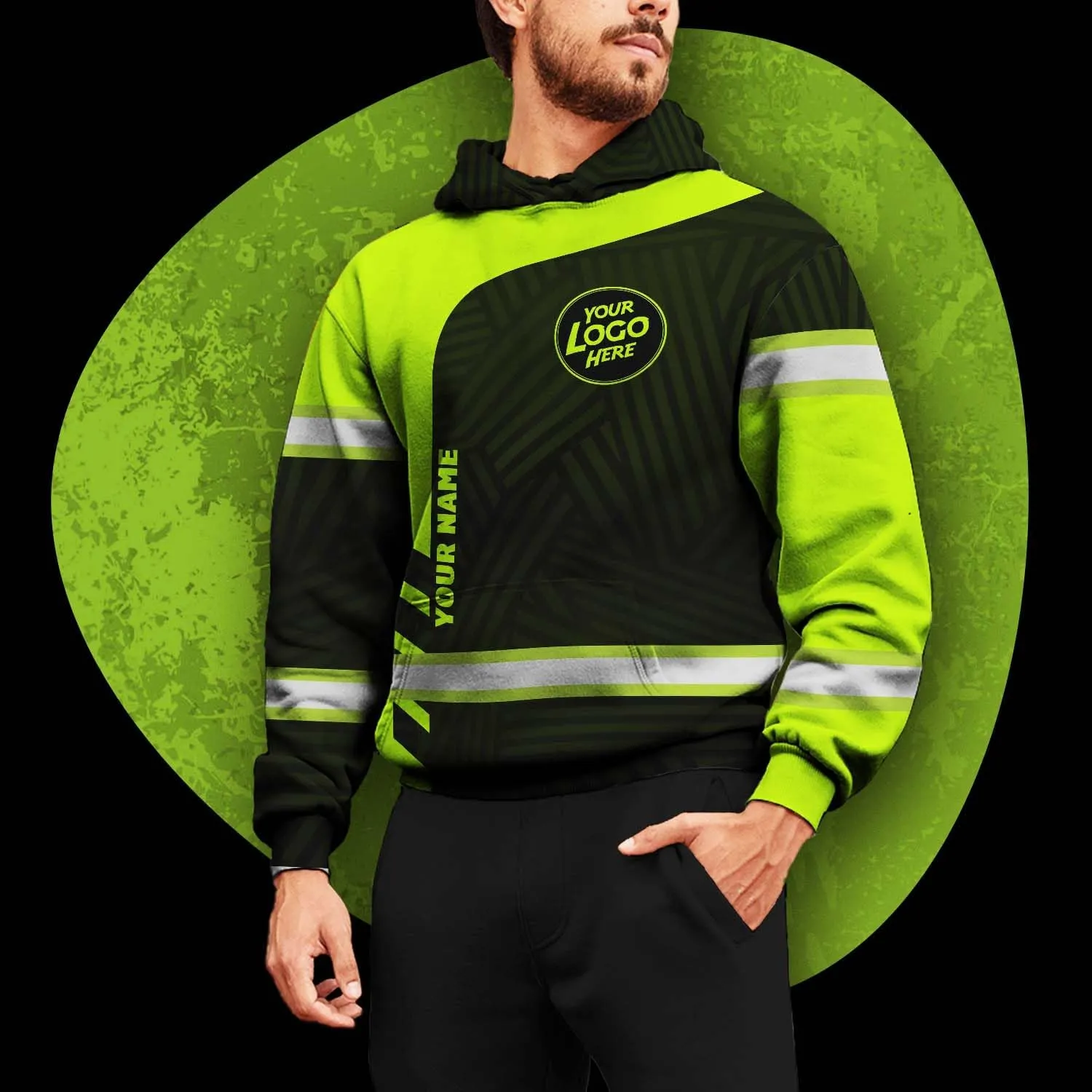 Uniform Company Reflective Polo Shirt High Visibility Shirt for Men Women Safety Polo Shirts Workwear for Worker