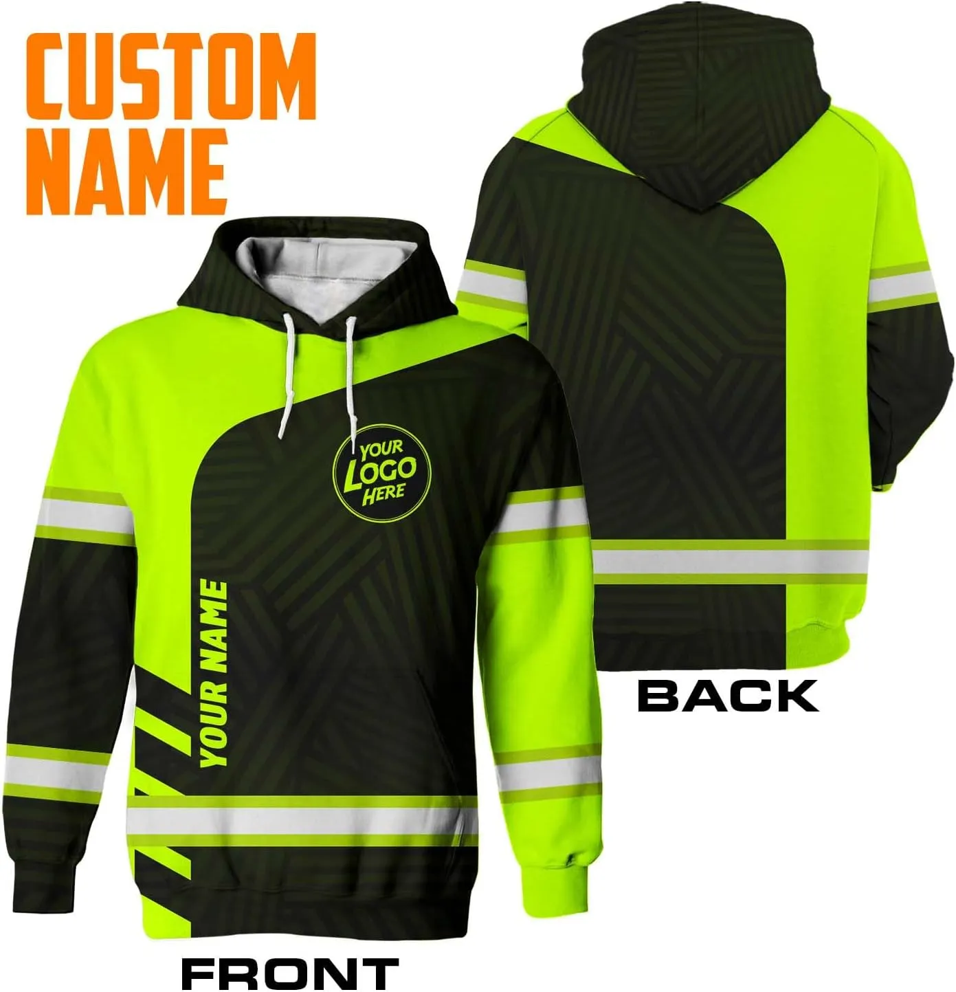 Uniform Company Reflective Polo Shirt High Visibility Shirt for Men Women Safety Polo Shirts Workwear for Worker