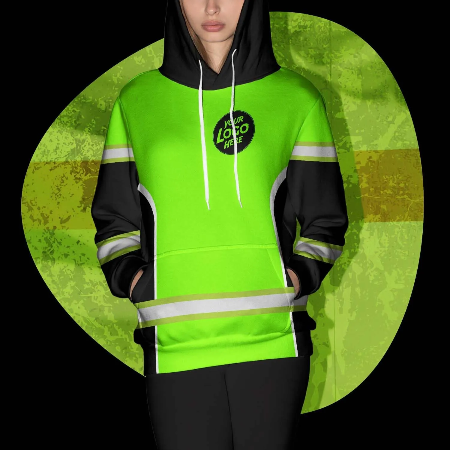 Uniform Company Reflective Polo Shirt High Visibility Shirt for Men Women Safety Polo Shirts Workwear for Worker