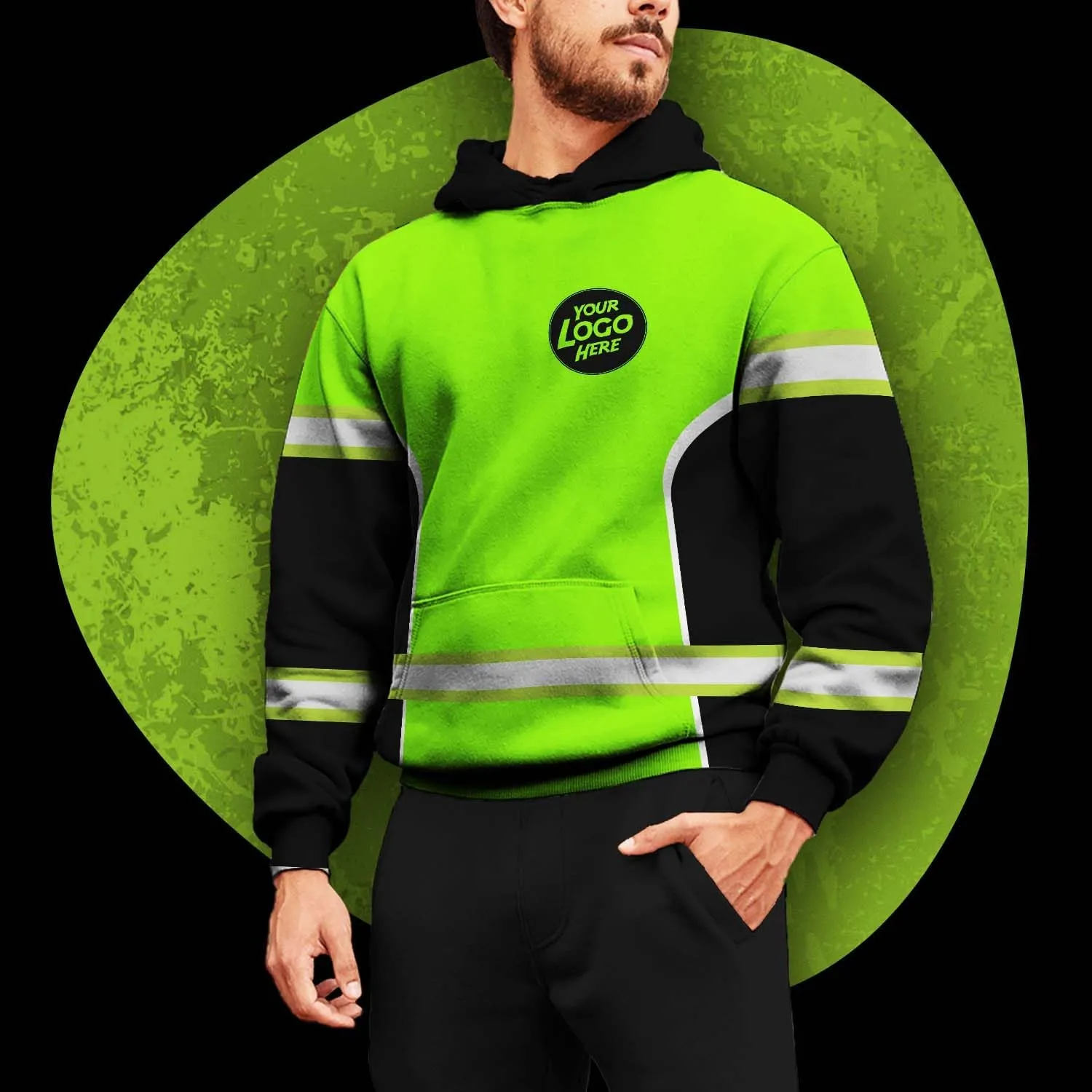 Uniform Company Reflective Polo Shirt High Visibility Shirt for Men Women Safety Polo Shirts Workwear for Worker