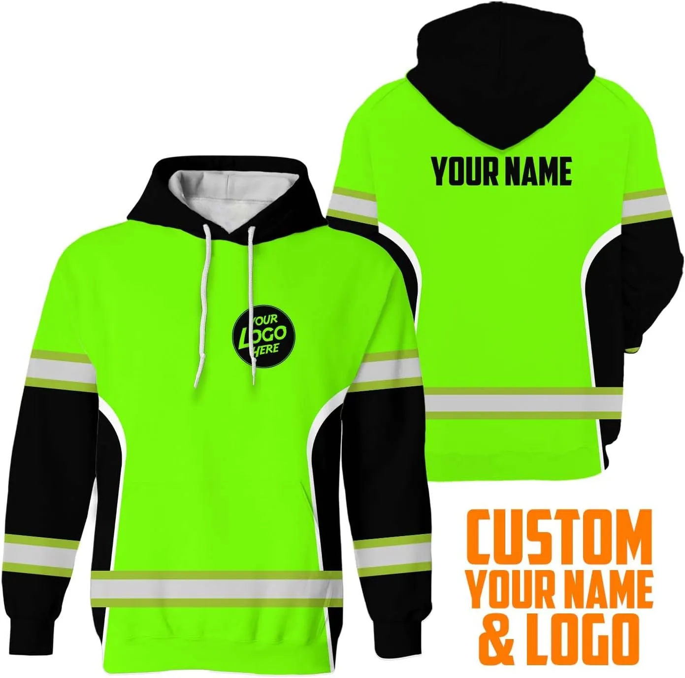 Uniform Company Reflective Polo Shirt High Visibility Shirt for Men Women Safety Polo Shirts Workwear for Worker