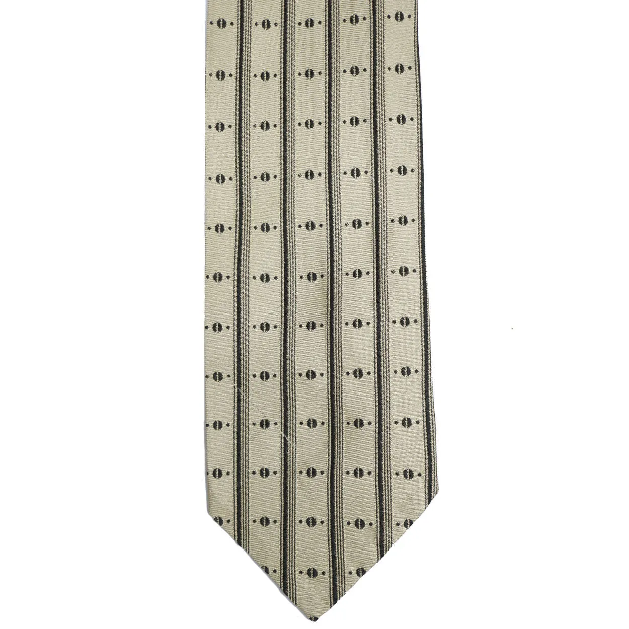 Vintage 1950s Necktie by Diva Milan Mens Woven Silk Tie Made in Italy