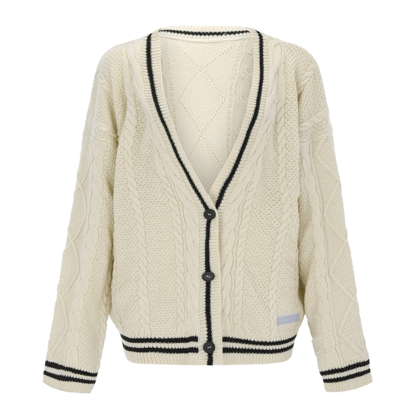 Women's Solid Color Long-sleeved Temperament Commute Batwing Knitted Sweaters